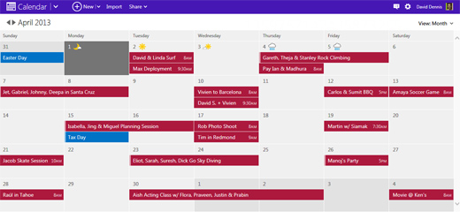 Forrás: Outlook Blog Naptár