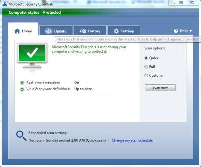 Microsoft Security Essentials Microsoft Security Essentials