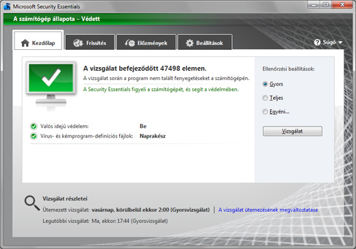 Microsoft Security Essentials 2.0