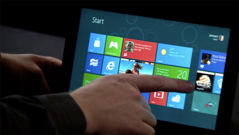 Windows 8 Consumer Preview táblagépen Windows 8 Consumer Preview táblagépen