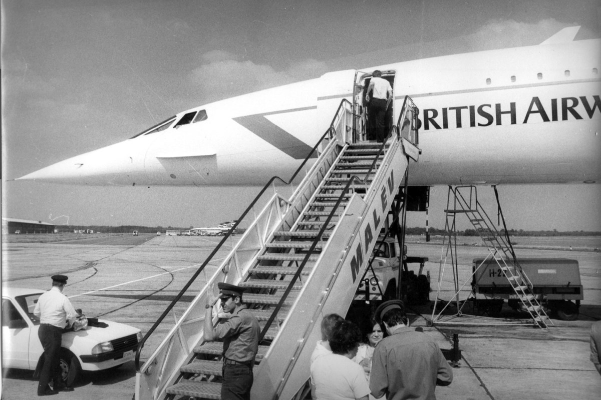 Concorde Budapesten, 1985 Concorde Budapesten, 1985